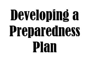 Developing a preparedness plan