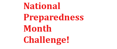 National Preparedness Month Challenge
