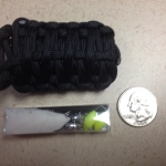 paracord grenade size
